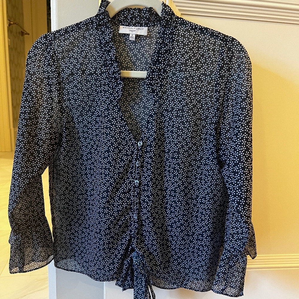 Waverly Grey blouse